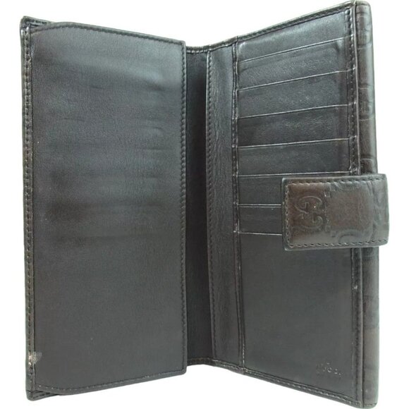 815149AM (C1) Gucci Wallet Long Brown PVC - Picture 7 of 12